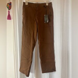 Studio Blue Straight Leg Brown Pants